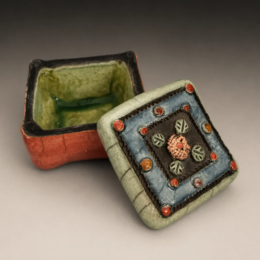 Shiho open lidded box