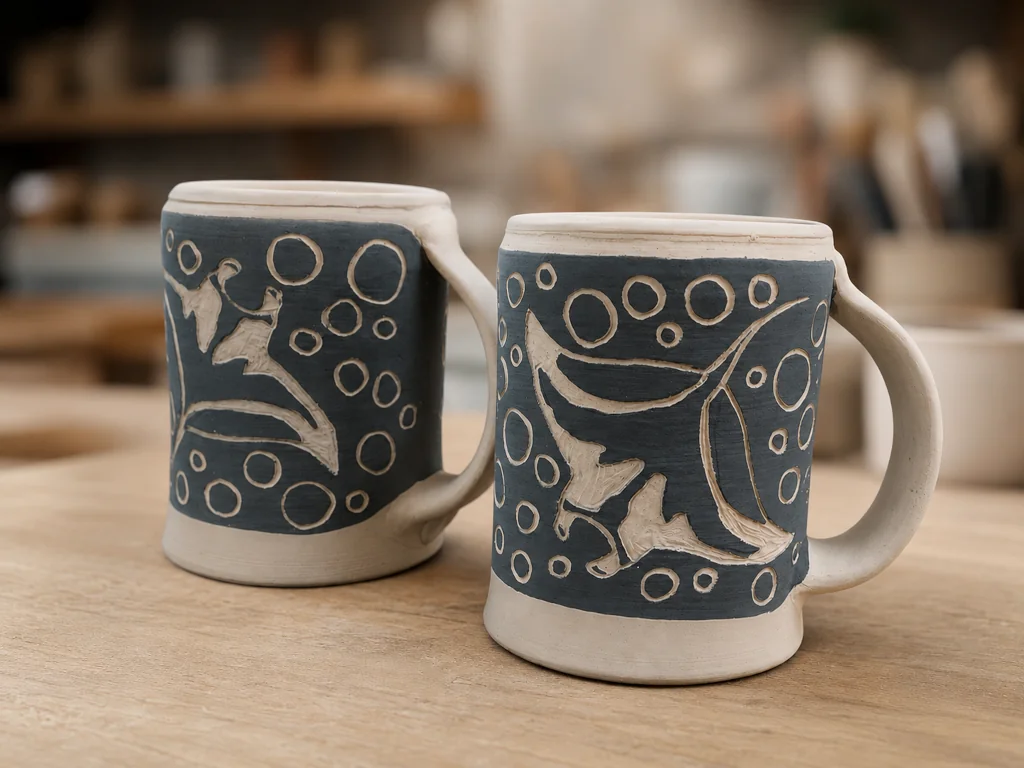 Hiroka stingray marine mugs