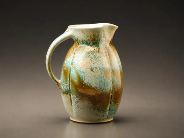 Wood-fired pitcher with salt/soda influence